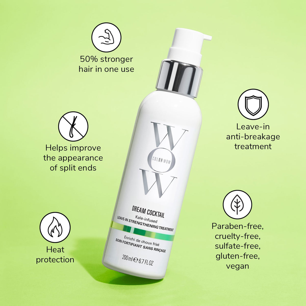 Color Wow Dream Cocktail Kale-Infused Leave-In