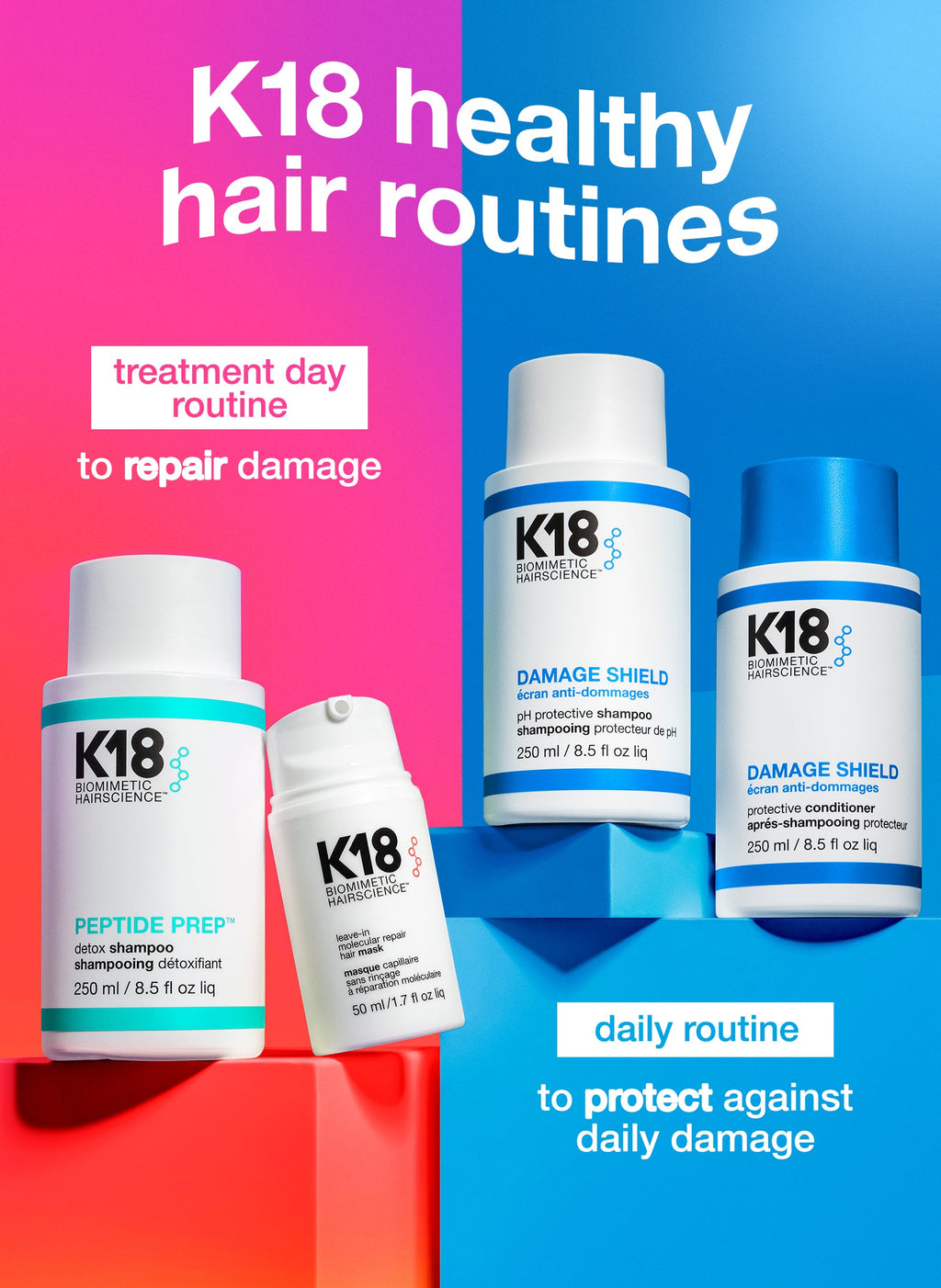 K18 DAMAGE SHIELD Protective Shampoo